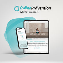 Laden Sie das Bild in den Galerie-Viewer, BECKENBODEN-TRAINING - Kraft &amp; Stabilität für die Körpermitte: 8-Wochen Online-Präventionskurs – bis zu 100% erstattbar + 6 Monate Gratiszugang fitnessRAUM.de